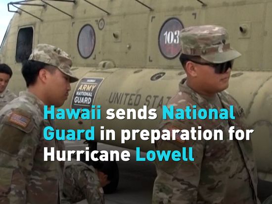 Hawaii sends National Guard in preparation for Hurricane Lowell