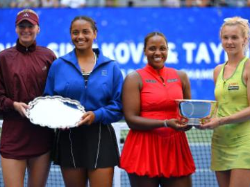 Highlights of women's doubles final at 2026 US Open tennis championships