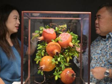Opening ceremony of Liuli art exhibition held in Singapore