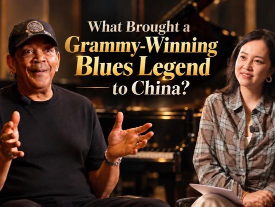 What brought a Grammy-winning blues legend to China?