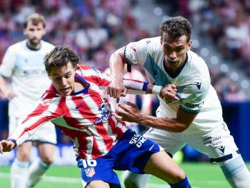 La Liga football match: Atletico de Madrid vs. Osasuna