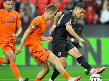 UEFA Europa League football match: Bayer 04 Leverkusen vs. NK Celje