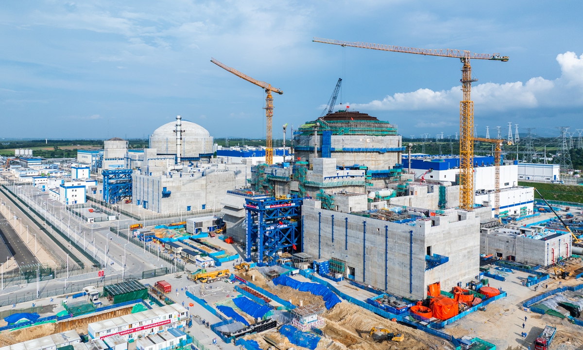 Unit 3 and Unit 4 of the Huaneng Changjiang Nuclear Power Plant in South China's Hainan Free Trade Port Photo: Courtesy of China Huaneng Group Co., Ltd