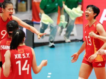 Asian Games women's volleyball preliminary round Pool B match: China vs. Kazakhstan