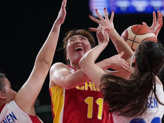 Asian Games women's basketball match: China vs. Thailand
