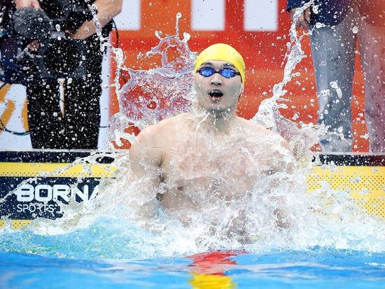 China's Xu Jiayu retains men's 100m backstroke title at Aichi-Nagoya Asian Games