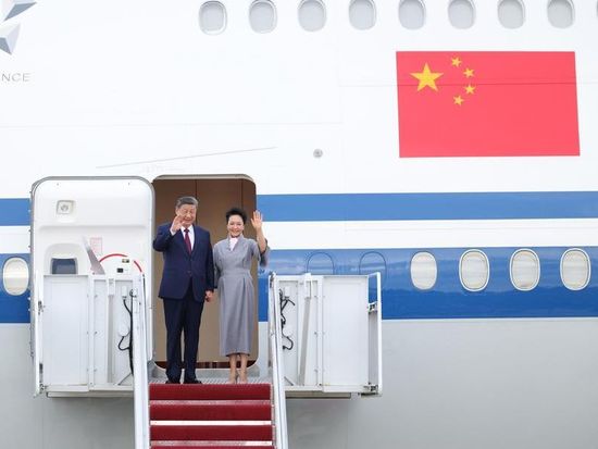 Xi lands in US for state visit, greeted by Trump at airport