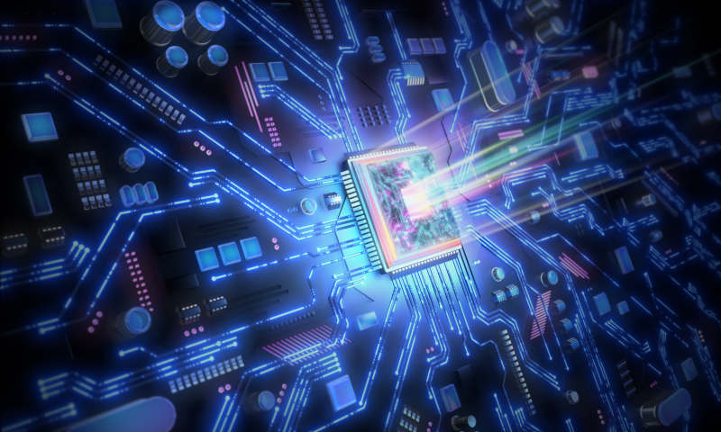 A concept photo of GPU and computing power Illustration: VCG