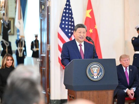 Full text: Xi's remarks at arrival ceremony at the White House
