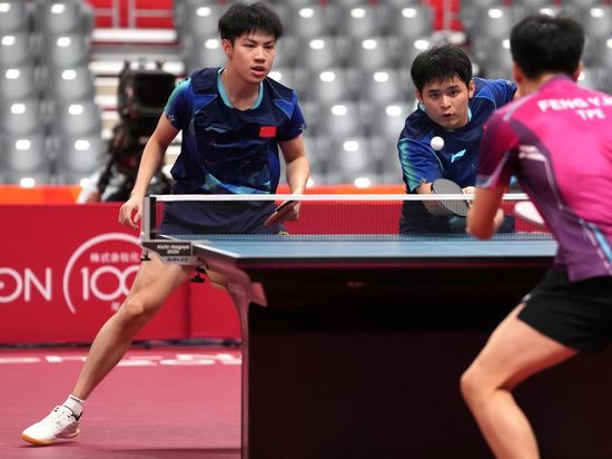 China's Huang/Lin claims table tennis men's doubles title at Asian Games