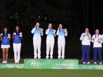 Asian Games | China sweeps golf team golds as Kim, Urs take individual titles