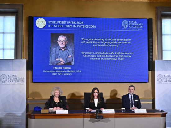 Francis Halzen wins 2026 Nobel Prize in Physics