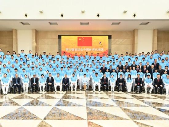 Chinese state councilor urges athletes to step up preparations for 2028 Olympics