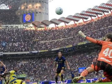Serie A football match: Inter Milan vs Parma