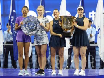 Highlights of women's doubles at 2026 China Open tennis tournament