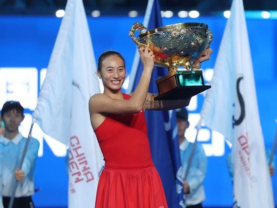 Zheng Qinwen’s historic China Open triumph ignites a social media frenzy and commercial boom