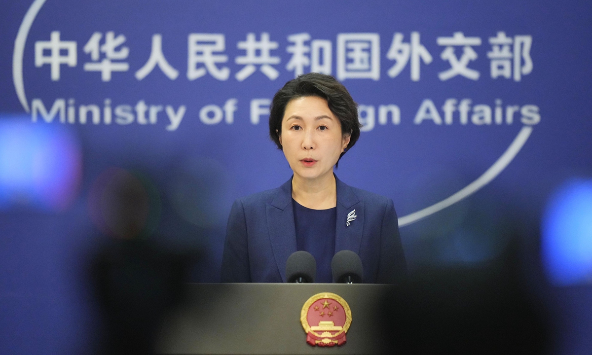 Chinese Foreign Ministry spokesperson Mao Ning