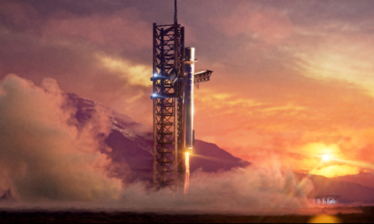 Nebula-2 reusable rocket Photo: CGI provided by the Deep Blue Aerospace
