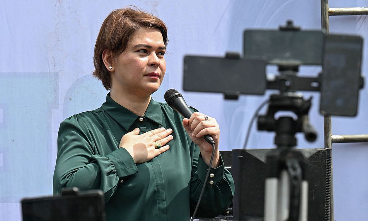 Philippine Vice President Sara Duterte Photo: VCG