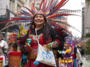 5th Annual National Indigenous Peoples of Americas Parade held in New York