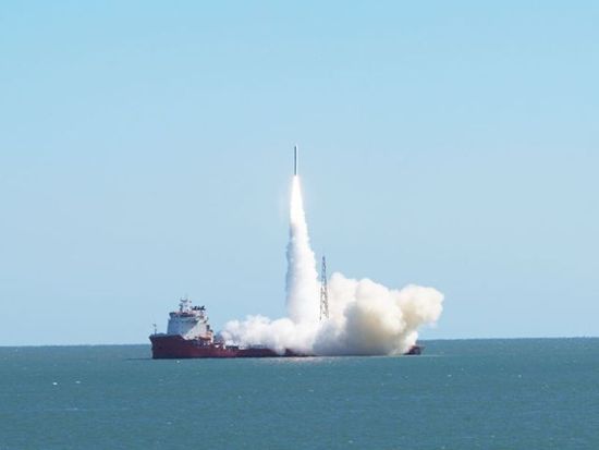 China's CERES-1 rocket launches new satellite from sea