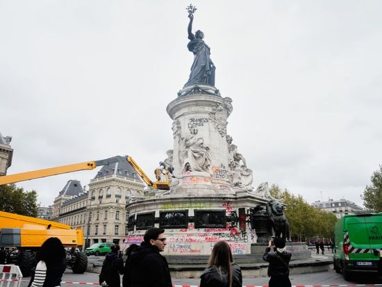 French authorities ban some student protests after weekend looting and clashes