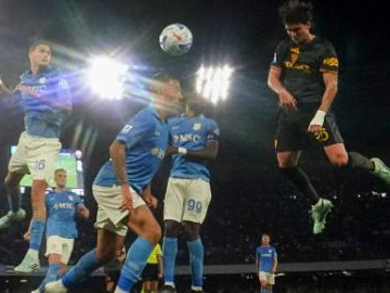 Serie A football match: Napoli vs. Roma