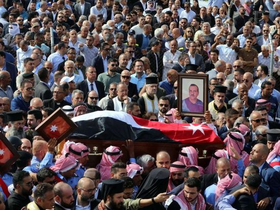 Thousands mourn for victims of church shooting in Karak, Jordan
