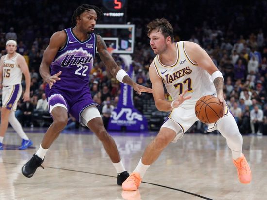​Doncic dominates for Lakers as James' Sixers fall to Pistons