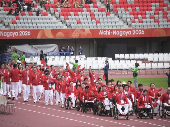 China's para athletes shine at Games