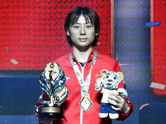 Chen, Harimoto crowned in singles at table tennis Asian C'ships