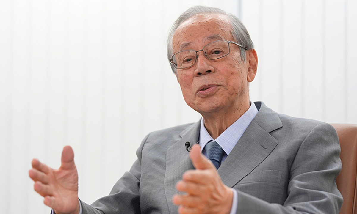 Former Japanese Prime Minister Yasuo Fukuda  File photo: VCG 