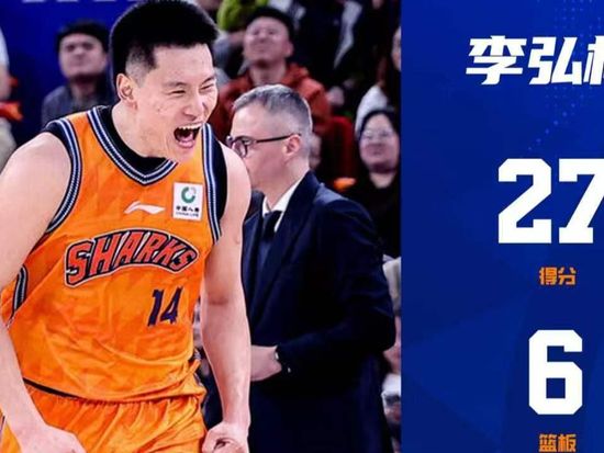 Li Hongquan scores 27 as Shanghai beats Guangdong 99-87 in CBA