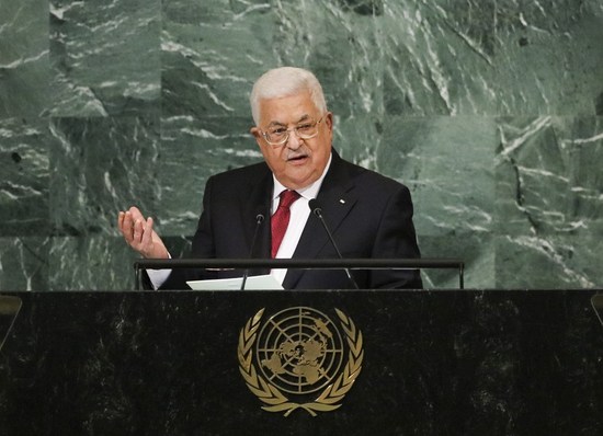 Palestinian president expresses hope for dialogue with new Israeli gov't