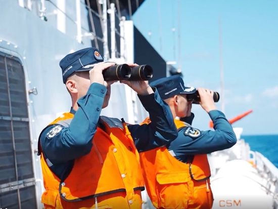 CCG conducts routine law-enforcement patrols in the waters East of China's Taiwan island