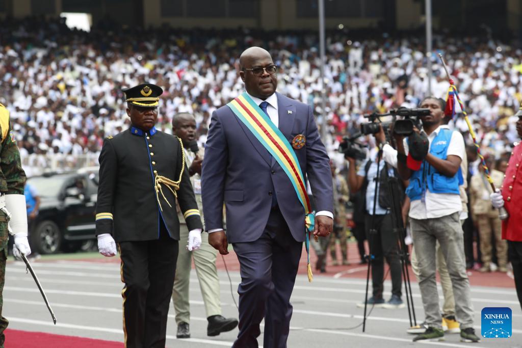 Felix Tshisekedi sworn in as DR Congo president for new term