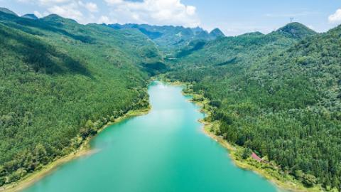 Scenery of Yaochi Park in Liupanshui, China's Guizhou