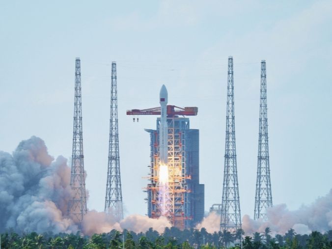 China's Long March-8A rocket launches internet satellites