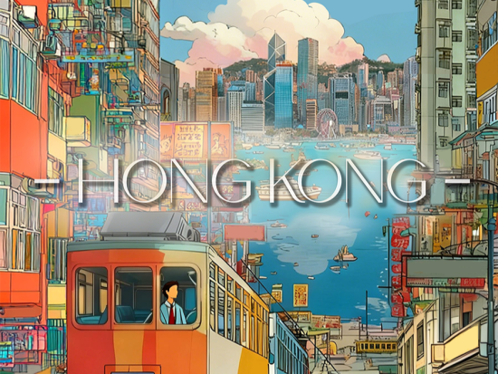 AI Posters | City series: Hong Kong