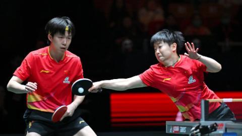ITTF Mixed Team World Cup stage 2 group match: China vs. France