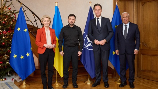 Zelenskyy continues European diplomacy as Russian troops advance in Myrnohrad