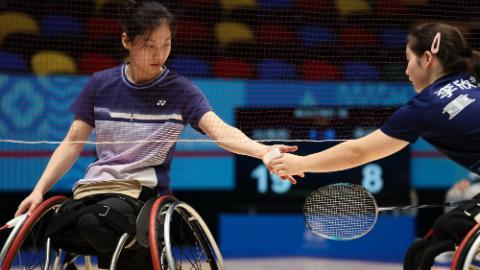 Highlights of para badminton at China's 12th National Games for Persons with Disabilities
