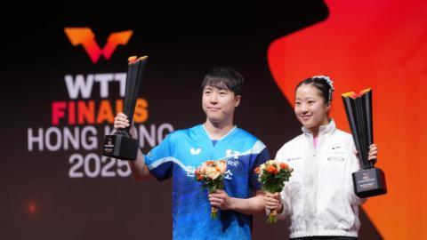 South Korea's Lim/Shin win mixed doubles title at WTT Finals (updated)