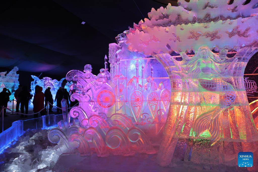 People Visit Ice Sculpture Festival In St Petersburg Russia people-visit-ice-sculpture-festival-in-st-petersburg-russia