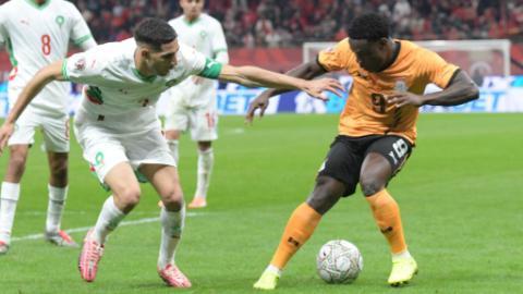 CAF Africa Cup of Nations 2025 group stage match: Morocco vs. Zambia
