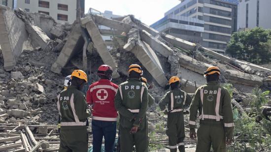 16-storey building collapses in Nairobi, four feared trapped