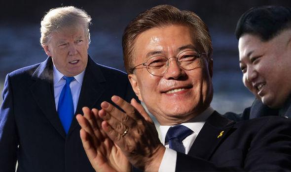 “S.Korean president says US shows intention to talk with DPRK”的图片搜索结果