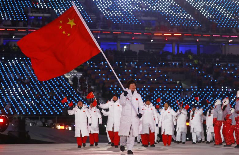 Yang Zhou of China. REUTERS/Kai Pfaffenbach