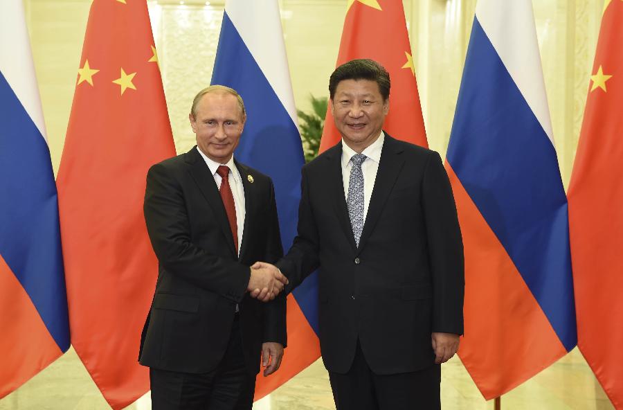 Image result for China and Russia Xinhua