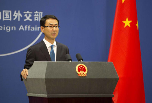 Image result for Chinese Foreign Ministry spokesperson Geng Shuang Xinhua